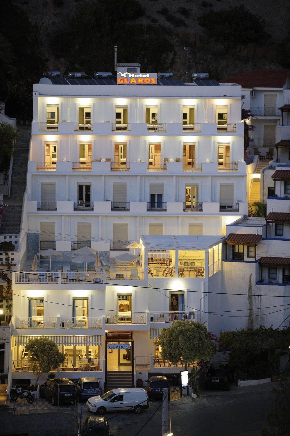 Glaros Hotel Apartment アギア・ガリニ エクステリア 写真